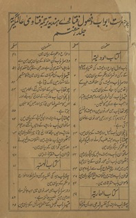 Fatāvá-yi Hindiyah : tarjumah-yi Fatāvá-yi ʻĀlamgīrī